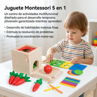 Wooden Activity Box, Fine Motor Skill Toys, Child Development, Hand-Eye Coordination, Educational Toy