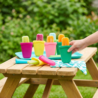 4 Pieces Silicone Chilled Treat Holder with Catch Guard Food-Grade Chilled Treat Catch Catcher Ice Frozen Treat Guard With