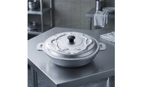 Aluminum Pan with Lid Versatile Flat Bottom Pan Flat-Bottom Griddle for Confectioners, Kitchen