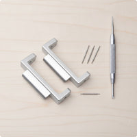 Wristband Connector Adapter with Tool Stylish Wristband Connector Adapter with Spring Fastening Pins