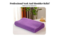 Slow Rebound Memory Foam Pillow Breathable Beauty Salon Headrest Skin-Friendly Material for Beauticians, Adults, Massage Table, Spa