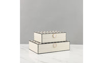 Dot Storage Box Rectangular Storage Box with Lid Compact Lidded Container for Home Decor