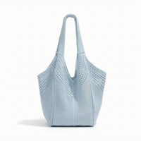 Slouchy Knitted Tote Bag Bohemian Summer Tote Bag Roomy Spacious for Women