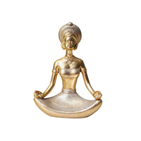 Gold Meditation Figurines