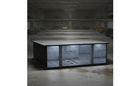1:64 Scale Parking Garage Highly Detailed Lighted Model Car Scene USB Powered Car Model Display Case for Shelf