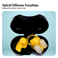 Comfortable Fit Swimming Earplugs and Nose Clip Set Anti-Slip Swimming Nose Clip and Earplug Set Ergonomic Design for Beginners, Pool, Beach