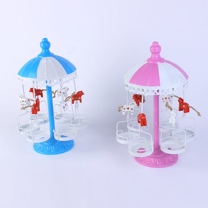 Creative Carousel Dessert Cake Stand for Home Use