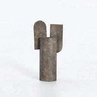 Resin Vase Sculptural Vase with Geometric Elements Vases Modern Minimalist for Tabletop, Living Room