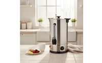 Electric Hot Water Urn Large Capacity Stainless Vessel Boiler Fast Boiling Commercial Tea Urn for Restaurants, Caterers, Buffets, Office