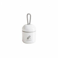 4-Compartment voyage Box small Size medication Container Snap Closure