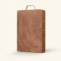 Ironwood Chopping Board, Durable Thick Wood Cutting Board, Double-Sided, Rectangular, Handmade