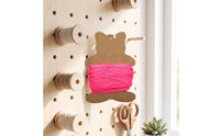 Winding Card with Hole Lightweight Cardboard Bobbin Winding Card Compact Thread Organizer Reusable for Sewing Enthusiasts