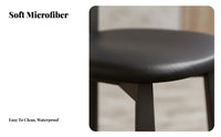 Modern Minimalist aesthetic Upholstered Side Chair Light Luxury Design Upholstered Wood Frame Side Chair Soft Padded Dining Room Seat Ergonomic Backrest for Homeowners, Restaurant Owners, Interior Designers, Restaurants, Cafes, Home Office