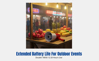 Rechargeable Handheld Megaphone Speaker, Recording, Multi-Mode, Outdoor Loudspeaker for Gatherings