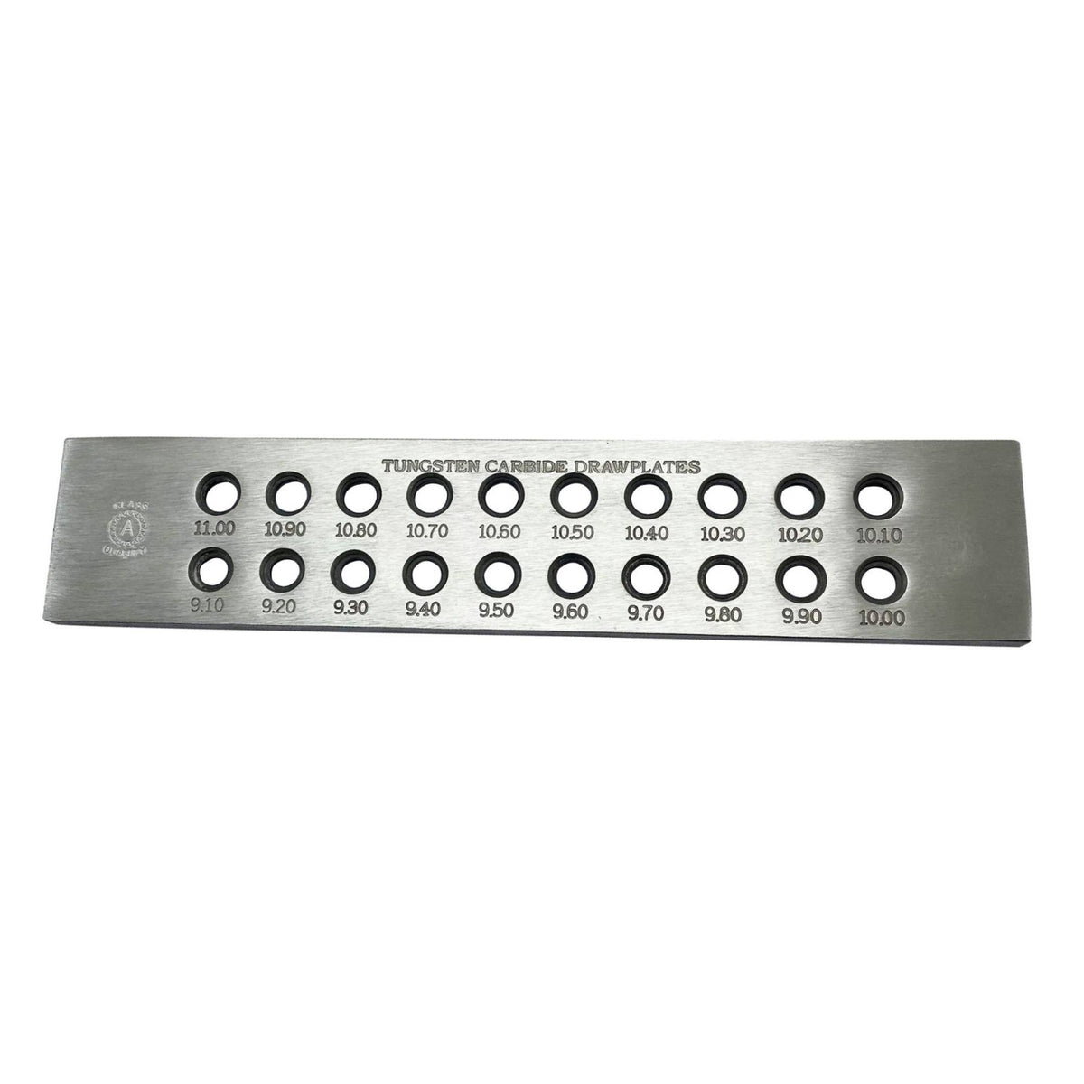Precision Tungsten Carbide Draw Plate Long-Lasting Jewelry Drawplate Rectangular Tool Heavy Duty for Jewelers