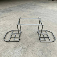 Foldable Delivery Rack Adjustable Width Universal Motorcycle Cargo Shelf Easy Installation for Farmers