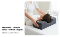 Eyelash Extension Pillow Removable Washable Cover Eyelash Extension Neck Pillow Breathable Lash Technician Headrest for Estheticians, Women, Spa, Home