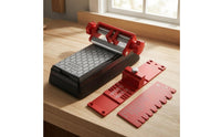 Knurled Knobs Plane Blade Sharpening Jig Adjustable Carving Tool Sharpening Guide Metal Carving Tool Honing Jig Honeycomb Surface