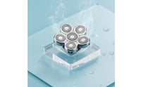 6-Head Rotary Hair Trimmer Washable Electric Accessory Waterproof and Washable Use