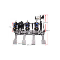 Stable Performance Tire Changer Foot Pedal Assembly Reinforced Casting Pneumatic Foot Pedal Valve Assembly Long Service Life Automotive Tool for Garage