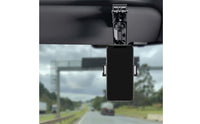 Shockproof Sun Visor Phone Mount Universal Compatibility Fasten-on Phone Holder Eye-Level View Mobile Accessory 360° Rotatable for Kitchen