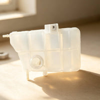 Direct-Fit Coolant Reservoir Tank Replacement Coolant Overflow Tank Leakproof Non-Pressurized for Mechanics, Engine Bay