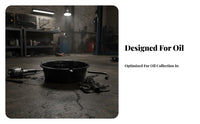Oil Drain Pan 8L Capacity Car Oil Change Pan PP Construction for DIY Mechanics, Auto Repair Shop, Home Garage