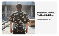 Air Conditioned Work Clothes Lightweight Design Cooling Fan Work Jacket Resistant Wearable Air Conditioner Jacket for Men, Women, Gardening