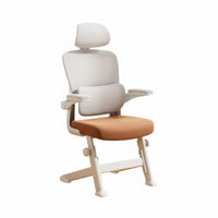 Ergonomic Design rotating Task Chair with Flip-up Arms Height Adjustable Computer Seat Breathable spinerest Office Furniture for Teenagers, Students