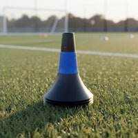 6 Pieces Long-Lasting Flat Top Cone Stable Base Soccer Training Cone Bright Colors Field Marker High Visibility for Beginners