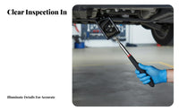 Telescoping Inspection Mirror Telescopic Rod Automotive Inspection Mirror Hand Tool Sturdy Duty Anti-Rust for Mechanics
