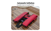 Highly Buoyant Automatic Inflatable Life Jacket Lightweight Design automatic/manual Inflatable Life Vest Compact Water Safety Gear Adjustable Fit for Boaters, Sailors, Angleermen, Boating, Sailing, Angleing, Paddling