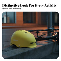 Versatile-Sport Helmet Impact Resistant Skateboard Helmet Customizable Child Size Shielded Gear Set for Cyclists, Adults, Biking, Roller Skating