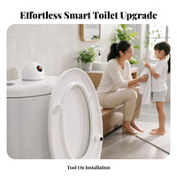 Contactless Seat-off Flush Device Hygienic Automatic Toilet Flush Sensor Hands Free Infrared Toilet Flusher Compact