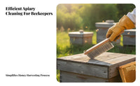 Double Row Filament Brush Gentle on Honeybees Apiary Brush Apiary Tool Comfortable Grip Lightweight for Beginners