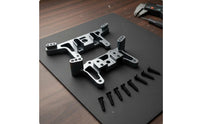1/12 RC Aluminum shock mount Bracket Anodized Finish Aluminum Shock Mount Set Wear-Resistant RC Car Part for Rough Terrain