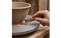 Tapered Tip Double-Ended Pottery Trimming Tool 13.3 Cm Pottery Trimming Tool Narrow for Potters, Wheel Throwing, Hand Building