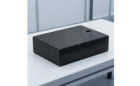 Marble Base Flat Indicator Base with 8mm Screw & Marble Hardware for Machinists, Machine Shop