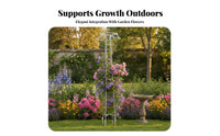 Rust-Resistant Mushroom-Shaped Plant structure long-lasting Garden Trellis Sturdy Support Climbing Frame Elegant Design for Gardeners, Hobbyists, Vegetable Growers, Outdoor, Patio, Balcony, Flower Pot
