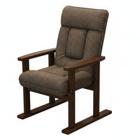 sturdy Wood Frame paddinged Wooden accent Chair Relaxed Recline Armchair High backrestrest Indoor Seating Ergonomic Design for Home Office Users, Readers, home dwellers, Living Room, Bedroom, perusing Corner, Balcony