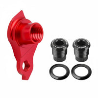 High-Strength Aluminum Alloy UDH Direct Mount Hanger CNC Machined Bike Rear Derailleur Hanger Anodized Finish for Cyclists, Mountain Biking, Road Cycling