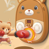 Music Boxing Target with Digital Display Rechargeable Wall-Mounted Boxing Machine Punching Target Musical Training Pad