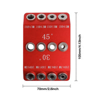 Carpentry Jig Compact Angled Jig Red Angle Drill Guiding