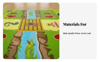 Promotes Teamwork Hand and Foot Game Mat Body Coordination Game Mat Group Activity Equipment for Students, Teams, Adults, School Activities, Outdoor, Parties