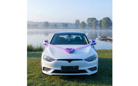 Wedding Car Decoration Kit Easy Installation Wedding Car Decoration Set Mardamage-resistantFree Reusable for Newlyweds