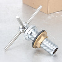 Countertop Cup Rinser Elevated Water Stream Kitchen Sink Cup Rinser Knurled