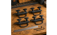 Securing Straps Roof Box Mounting Kit Safety Pads U-Bolt Clamp Kit Threaded Metal Bolts Roof Box U-Bolt Bracket Scratch Protection
