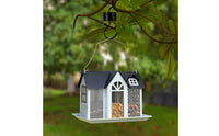 Hanging Bird Feeder Metal House Bird Feeder Mesh Decorative for Gardeners, Garden, Yard