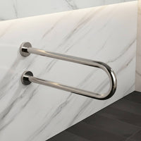 Anti-Stabilize Stainless Steel Safety Bar Strong Load-Bearing Toilet Grab Bar Ergonomic Grip Toilet Assistance Heavy Duty for Elderly, Disabled Women, Shower