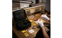 Carrying Case with Foam Dividers Zippered Magnifier Portable for Jewelers